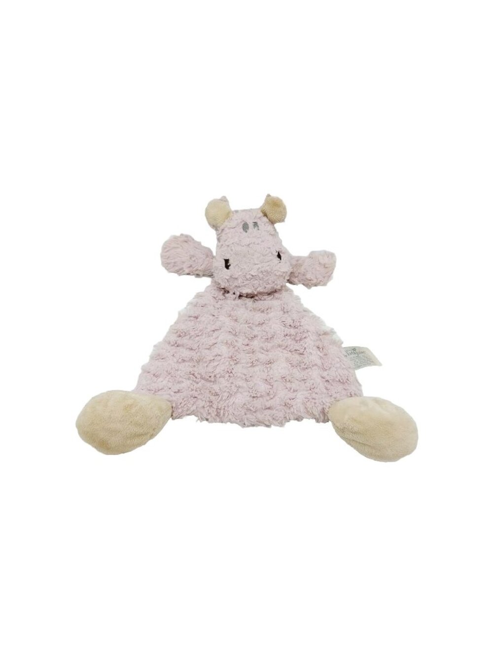 Demdaco Nat & Jules Purple Cozies Harlow The Hippo Plush Security Lovey